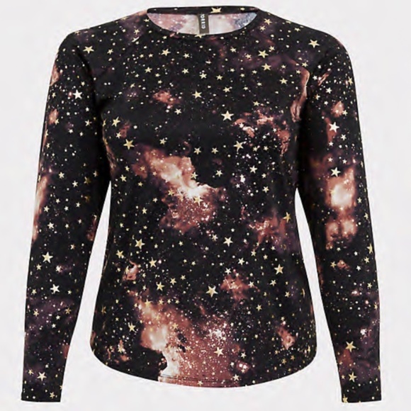 NWT! Torrid Celestial Long Sleeve Layering Swim Shirt - Picture 4 of 11